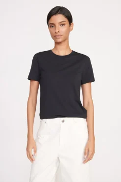 STAUD CREW NECK T SHIRT |> Tops