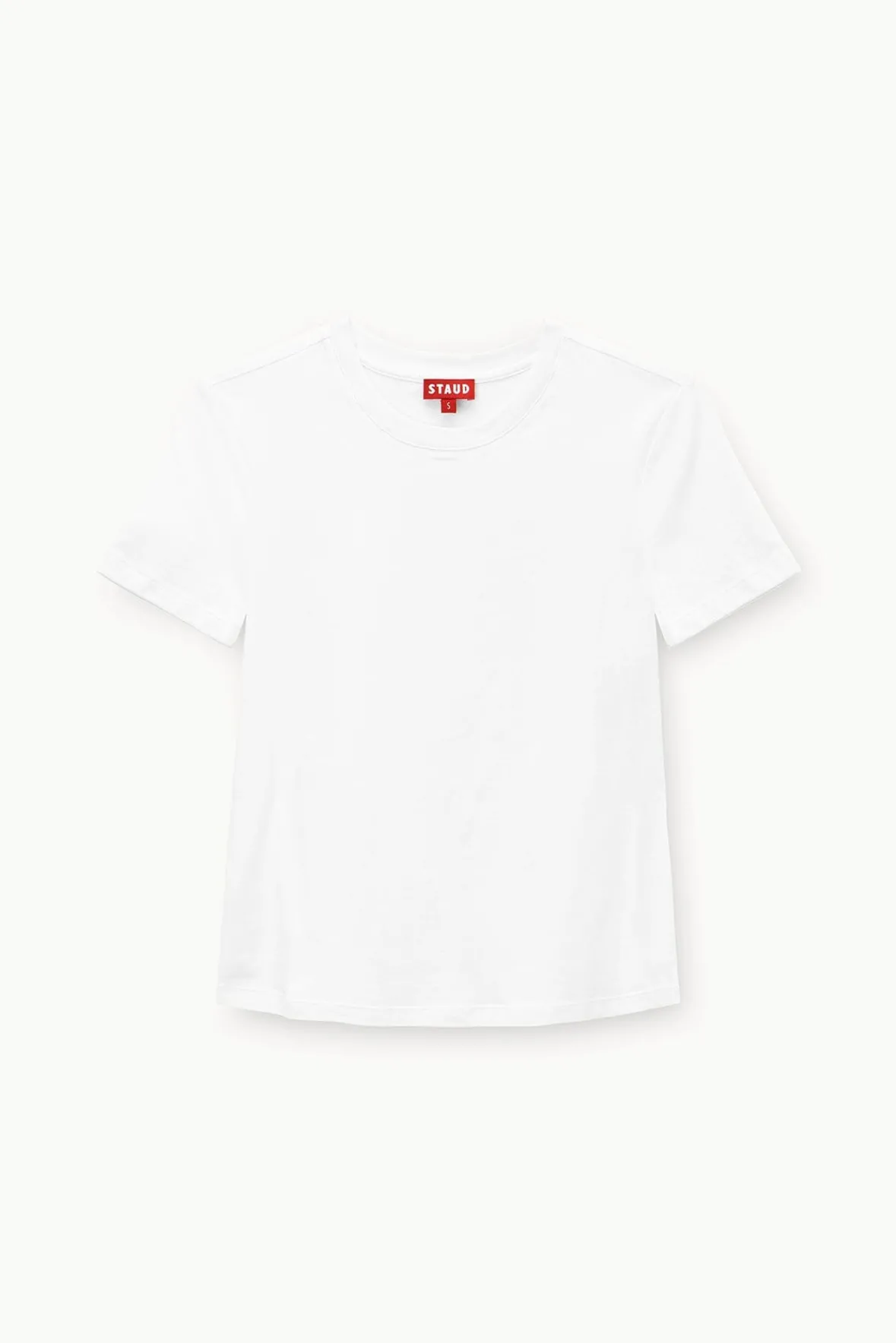 STAUD CREW NECK T SHIRT |> Tops