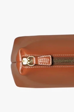 STAUD SHIRLEY LEATHER BAG | SADDLE><noscript><img width=