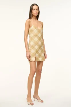 STAUD ACQUA DRESS GOLDEN HOUR><noscript><img width=