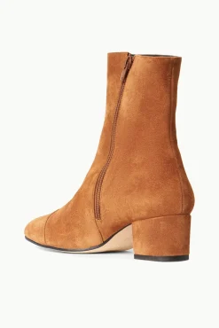 STAUD AIMEE SHORT BOOT TAN SUEDE><noscript><img width=