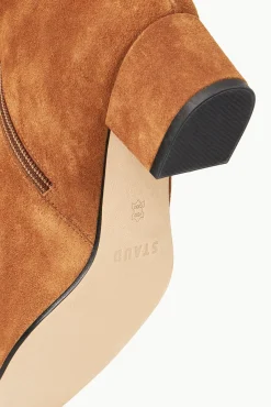 STAUD AIMEE SHORT BOOT TAN SUEDE><noscript><img width=
