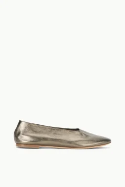 STAUD ALBA BALLET AGED BRONZE> Mules & Flats