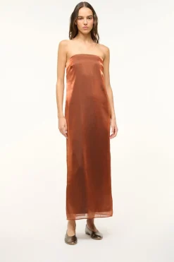 STAUD ALBA BALLET AGED BRONZE> Mules & Flats