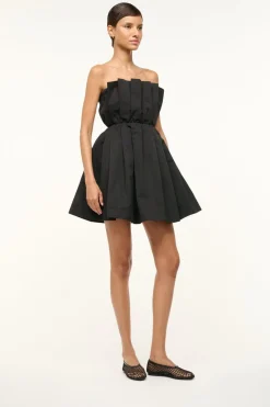 STAUD ALBA BALLET BLACK NETTING> Mules & Flats