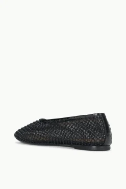 STAUD ALBA BALLET FLAT CRYSTAL MESH><noscript><img width=