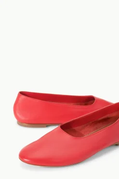 STAUD ALBA BALLET FLAT RED ROSE><noscript><img width=