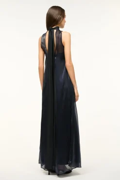 STAUD ALBEE DRESS MIDNIGHT BLACK> The Evening Edit