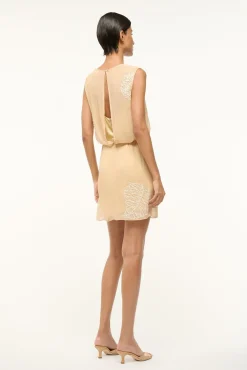 STAUD AMELIE DRESS SANDY PALM><noscript><img width=