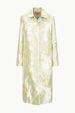 STAUD ANTOINETTE COAT METALLIC BLOOM><noscript><img width=