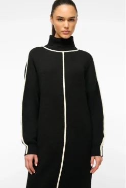 STAUD APRES DRESS BLACK IVORY><noscript><img width=
