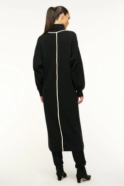 STAUD APRES DRESS BLACK IVORY><noscript><img width=