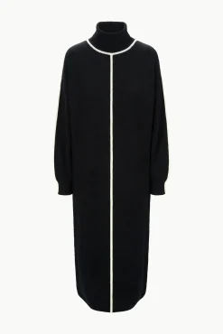 STAUD APRES DRESS BLACK IVORY><noscript><img width=