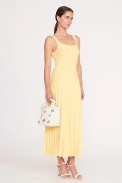 STAUD BEADED COTE BAG FIRST BLOOM DAY> Bucket