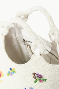 STAUD BEADED COTE BAG FIRST BLOOM DAY><noscript><img width=