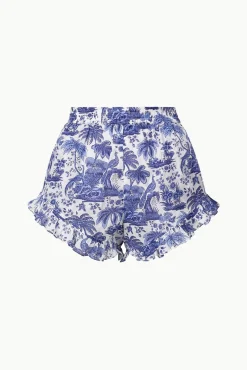 STAUD BOYANA SHORT BLUE TOILE><noscript><img width=