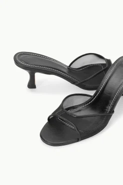 STAUD BRIGITTE MULE BLACK MESH><noscript><img width=