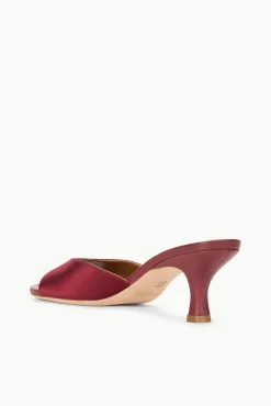 STAUD BRIGITTE MULE SATIN><noscript><img width=