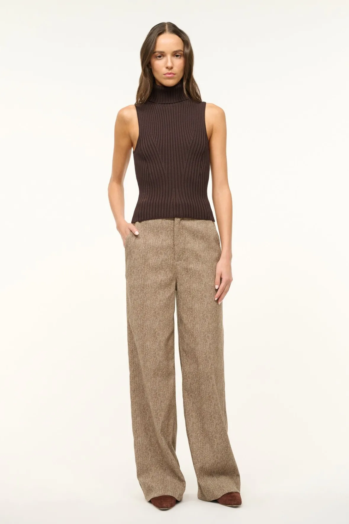 STAUD CALLUM TOP> Tops