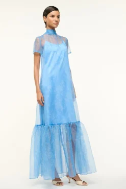 STAUD CALLUNA DRESS BLUE ROSE><noscript><img width=