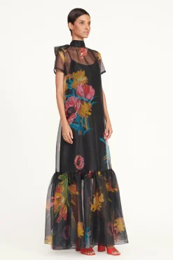 STAUD CALLUNA DRESS FIRST BLOOM NIGHT><noscript><img width=