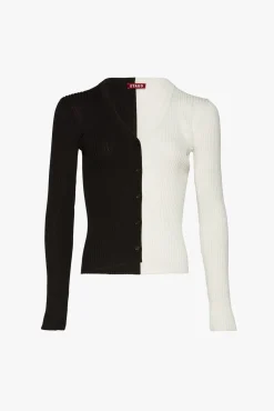 STAUD CARGO SWEATER | BLACK WHITE><noscript><img width=