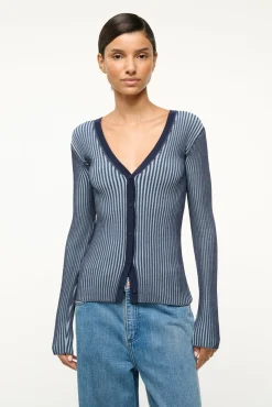 STAUD CARGO SWEATER NAVY CLEAR BLUE> Sweaters
