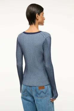 STAUD CARGO SWEATER NAVY CLEAR BLUE><noscript><img width=