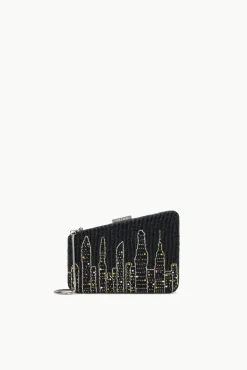 STAUD CARMELLA BEADED CLUTCH NYC SKYLINE> The Evening Edit|Clutches & Handhelds