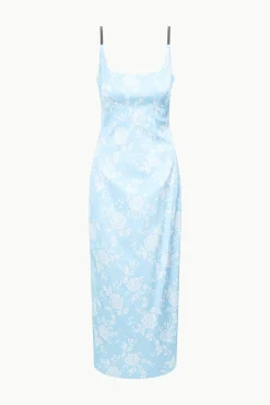 STAUD CAROL DRESS BLUE ROSE><noscript><img width=