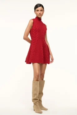 STAUD CHARADE DRESS> Knit Dresses|Mini Dresses