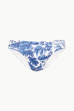 STAUD CORSAGE BIKINI BOTTOM BLUE TOILE><noscript><img width=