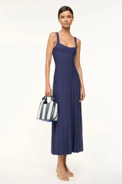 STAUD COTE BEADED BAG BRETON STRIPE><noscript><img width=
