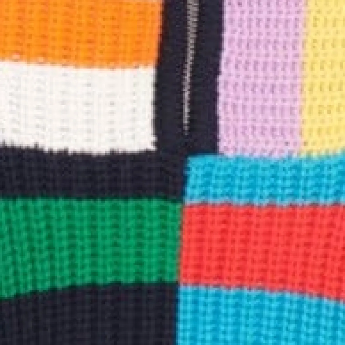 STAUD CROPPED HAMPTON SWEATER CABANA STRIPE MULTI> Sweaters