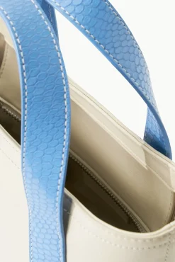 STAUD CUSTOM ALLORA MINI TOTE CREAM BLUE><noscript><img width=