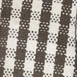 STAUD DANTE THONG DARK CHOCOLATE MICRO CHECK><noscript><img width=