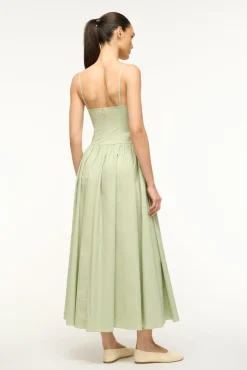 STAUD DENA DRESS PALE JADE><noscript><img width=