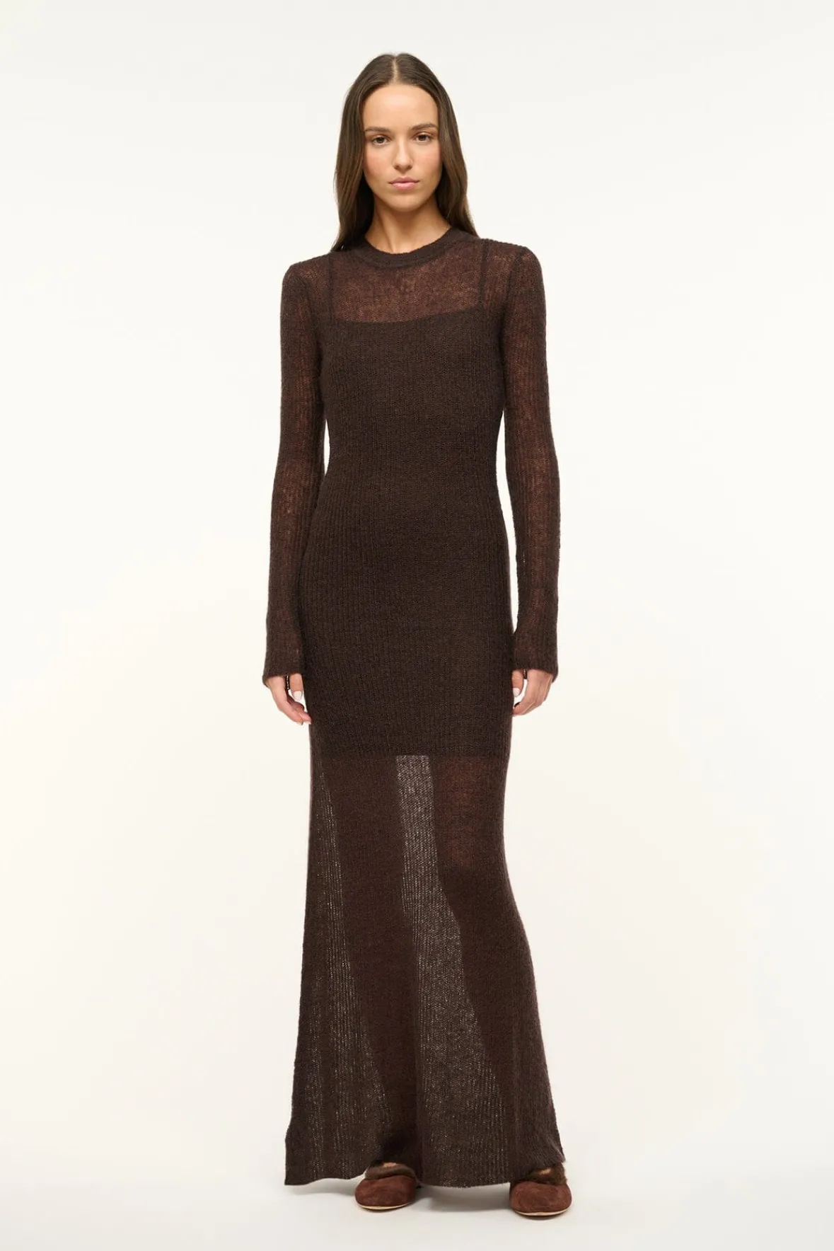 STAUD EIZA DRESS> Knit Dresses|Maxi Dresses