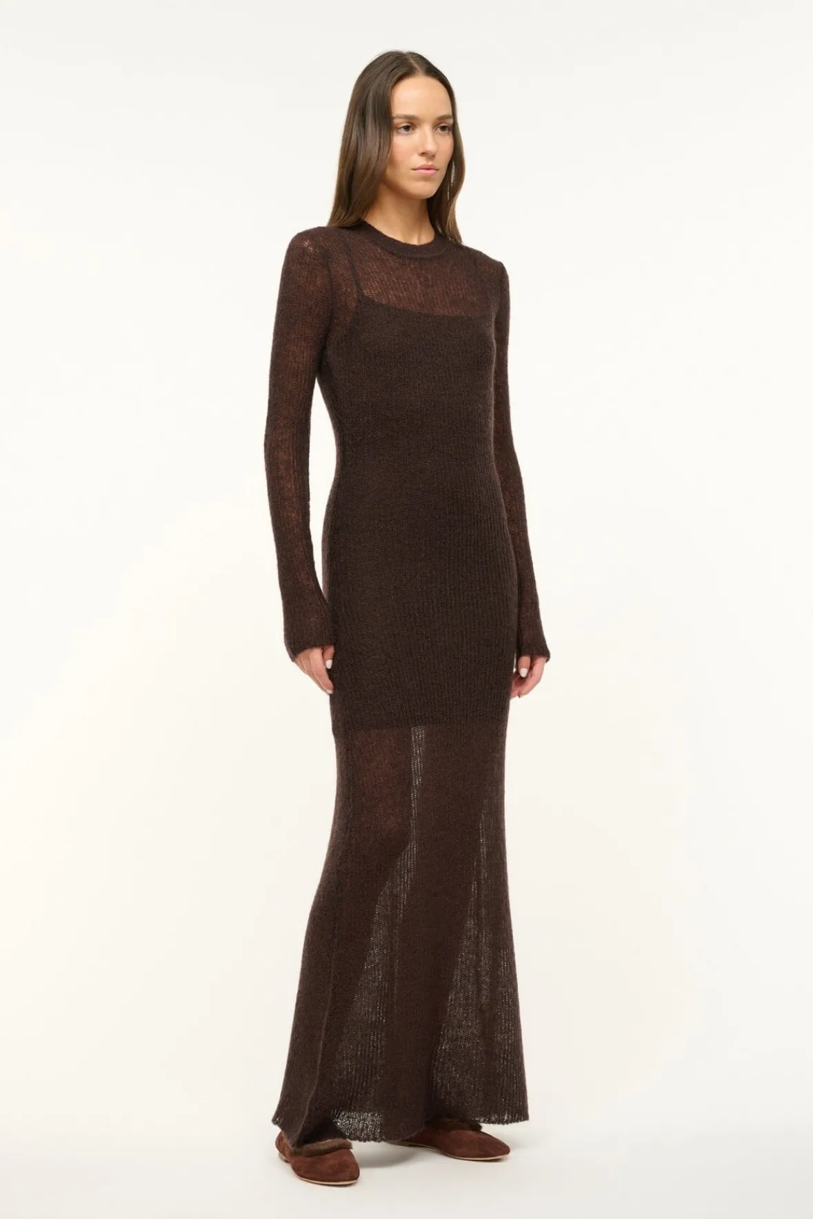 STAUD EIZA DRESS> Knit Dresses|Maxi Dresses