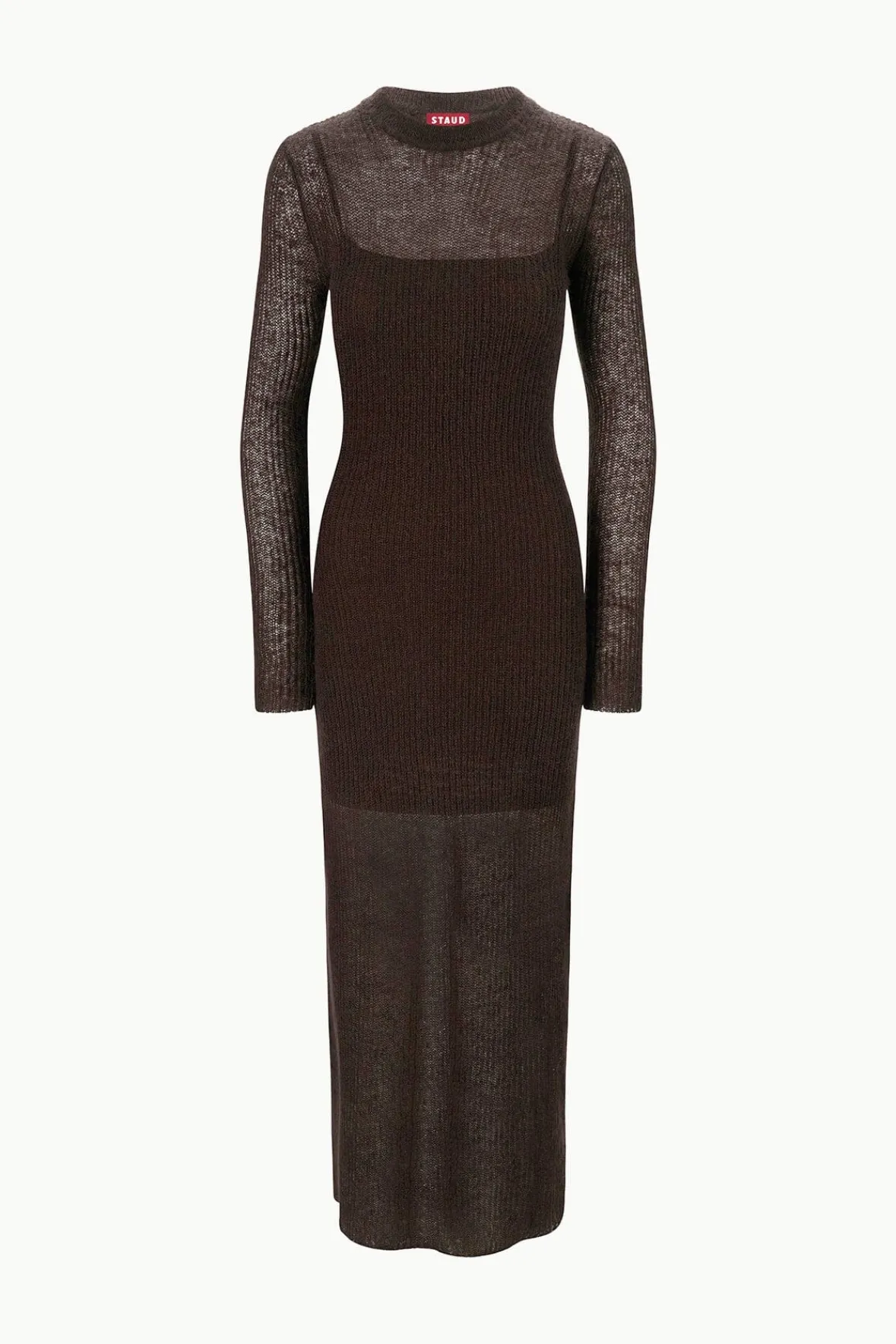 STAUD EIZA DRESS> Knit Dresses|Maxi Dresses