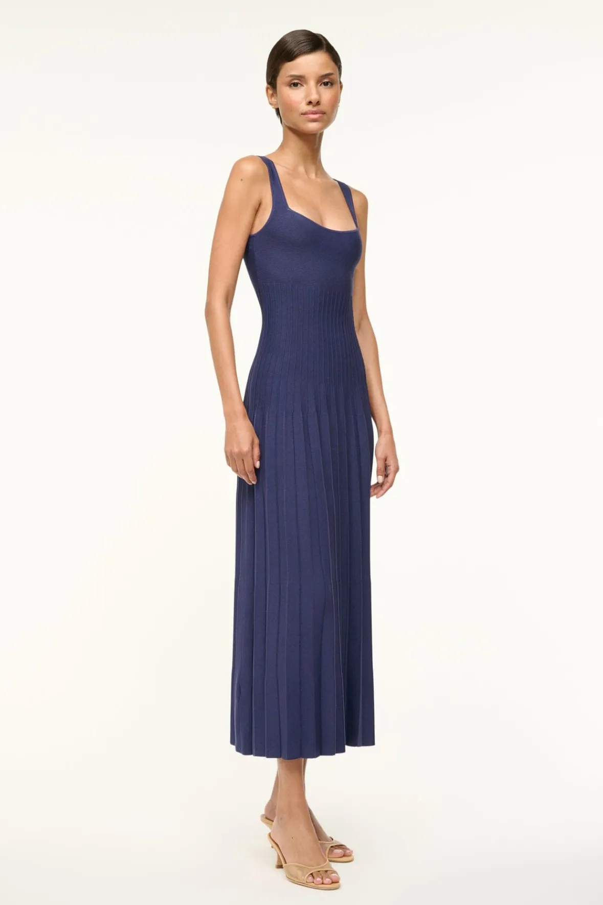 STAUD ELLISON DRESS> Knit Dresses|Maxi Dresses
