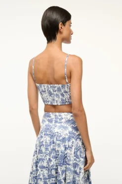 STAUD FEDERICO TANK BLUE TOILE><noscript><img width=