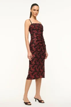 STAUD FLORENTINA DRESS><noscript><img width=