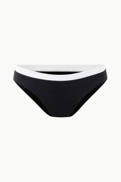 STAUD GEMMA BIKINI BOTTOM BLACK WHITE><noscript><img width=