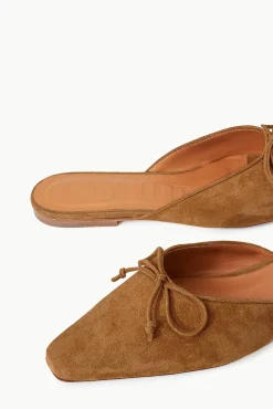 STAUD GINA MULE TAN SUEDE><noscript><img width=