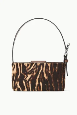 STAUD GRANT BAG LADY LEOPARD CACAO> Clutches & Handhelds