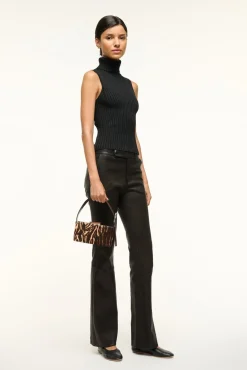 STAUD GRANT BAG LADY LEOPARD CACAO><noscript><img width=