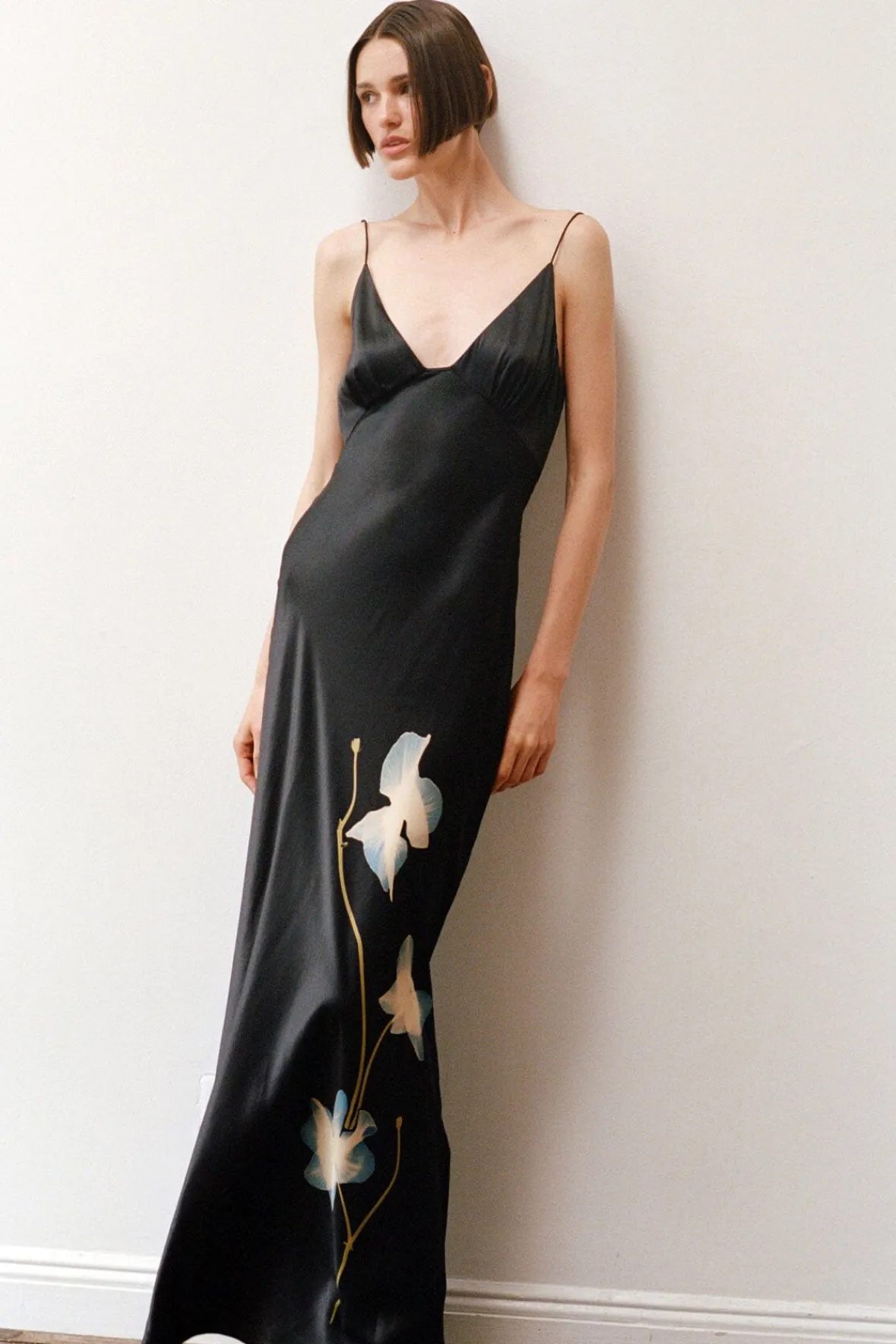 STAUD HANK DRESS BOTANICAL SHADOWS> The Evening Edit|Maxi Dresses