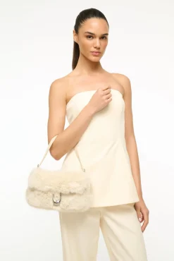 STAUD HARLOW FAUX FUR BAG><noscript><img width=
