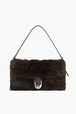 STAUD HARLOW FAUX FUR BAG> The Evening Edit|Shoulder